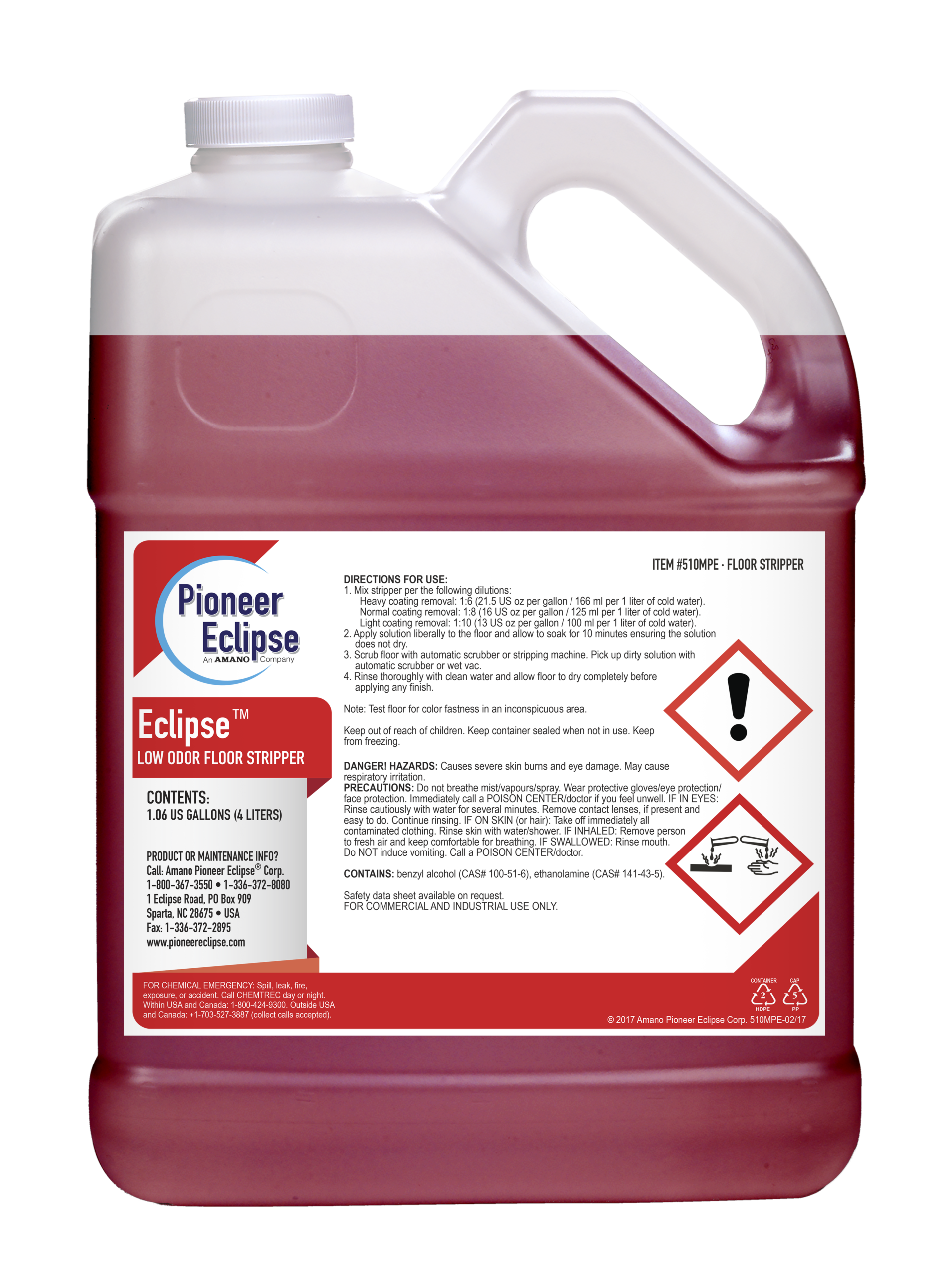 Vahaeemaldaja Low Odor 4L