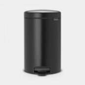 Prügikast Brabantia 12L pedaaliga MUST