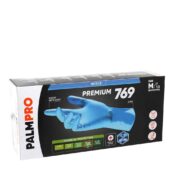 Lõpumüük: Kinnas NITRIIL sinine PALMPRO LONG 100tk