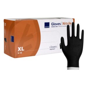Nitriilkindad mustad ABENA XL/ 100tk