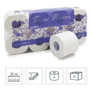Tualettpaber TissueFlower 30m